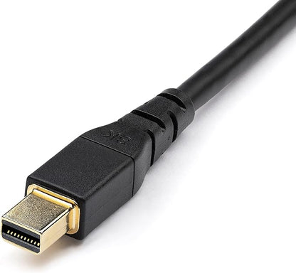 StarTech.com 3ft (1m) VESA Certified Mini DisplayPort to DisplayPort 1.4 Cable - 8K 60Hz HBR3 HDR - Super UHD mDP to DP 1.4 Cord - Slim (34 AWG) Ultra HD 4K 120Hz - Monitor/Video Cable (DP14MDPMM1MB)