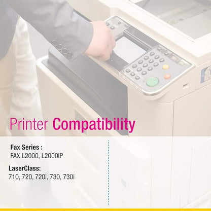 CS Compatible Toner Cartridge Replacement for Canon FX7 7621A001AA Black Fax Series FAX L2000 L2000iP LaserClass 710 720 720i 730 730i Toner Cartridge 4 Pack