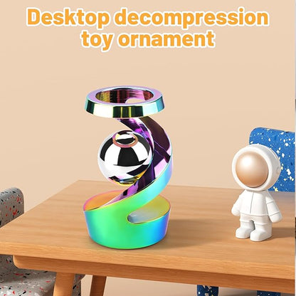 Fidget Toys Adult, Kinetic Spinning Desk Toy, Kinetic Optical Illusion Toys, Kinetic Desktop Fidget Spinner Toys, Cool Gadget Fidget Toys Relieve Stress Anxiety for Office for Adults