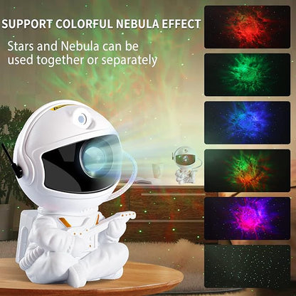 Astronaut Star Projector, Kids Night Light, Nebula Projector Light. Galaxy Bedroom Projector, Adult Playroom/Home Theater/Ceiling/Room Decoration