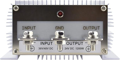 Cllena DC 36V 48V Step Down to 24V 50A 1200W Converter Voltage Reducer, Waterproof DC/DC Buck Transformer Power Supply