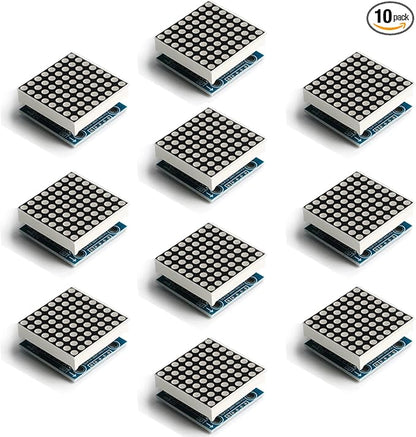 EC Buying MAX7219 Dot Matrix Display - 10pcs SCM Control Drive LED Display with Red Display