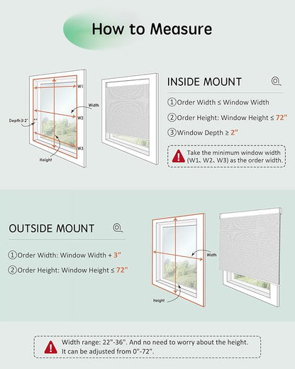 Yoolax Smart Blinds, Motorized Cellular Shades Compatible with Alexa, Blackout Electric Blinds with Remote for Indoor Windows, Automatic Energy Saving Honeycomb Shades, White, 32" W x 72" H
