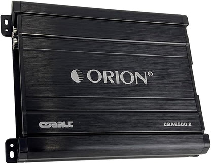 Orion Cobalt Series CBA2500.2 High Efficiency 2-Channel Class A/B Amplifier for Car Audio Stereo - 2500W High Output, 2/4 Ohm Stable, Adjustable Low/High Pass, Bass Boost, MOSFET Power Supply.