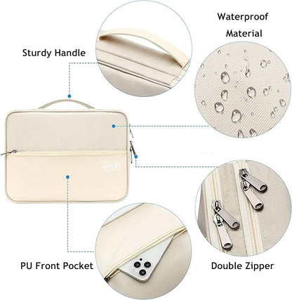Electronics Travel Organizer, Double Layer Cable Organizer Bag Waterproof Electronics Accessories Storage Bag for Charger, Phone, Power Bank, Hard Drive, Cord, Tablet