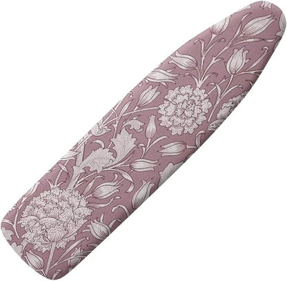ZCFYGDX Ironing Board Cover,Scorch-Resistant Standard Nose Pocket, Elastic Edges,Iron Decor Covers St&ard Size-2XL,Nylon Buckle Straps Hook & Loop Fastener Strap,Home Decor Pink Floral Print