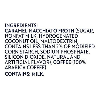 Gevalia Frothy 2-Step Artificially Flavored Caramel Macchiato Espresso Style K-Cup Coffee Pods & Froth Packets Kit, 6 ct Box
