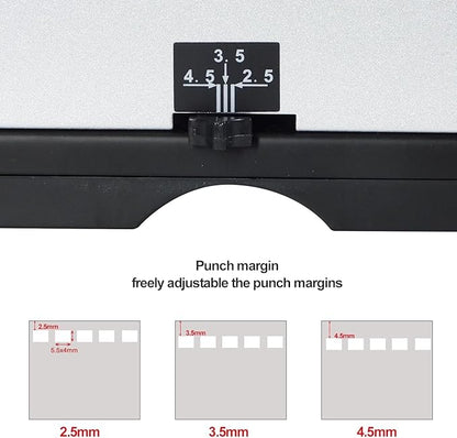 Rayson TD1222 Wire Binding Machine - 2:1 Pitch, Rectangular Holes, 220 Sheet Binding / 12 Sheet Punching Capacity