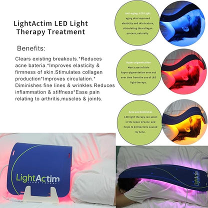 2 Modes Light Pad Skin Care Treatment Device,Facial Wrinkles for Anti Aging Pains Mode to Release and Improve the Muscle and Joint Pain