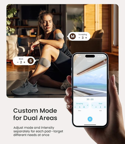 Wireless TENS Unit for Pain Relief, 18 Modes App Control Tens Machine & Deep Tissue Muscle Stimulator for Pain, Soreness & Muscle Relief – Ideal for Back, Neck, Shoulders, Arms & Legs
