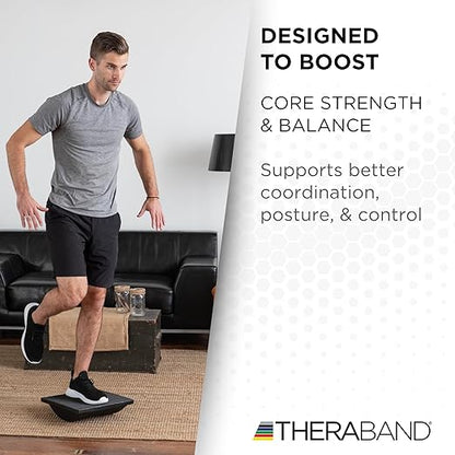 Theraband 23300 Rocker Balance Board for Rehab, Improved Posture, Balance and Stability Training
