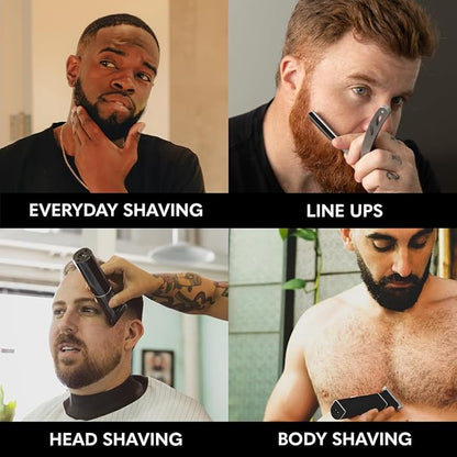 Beard Club Premium Shaving Gel for Men – Hydrating Mens Shave Cream for Sensitive Skin – Cedar Scent Precise Line Ups & Smooth Shaving – Clear Shave Gel for Men – Cooling Sensation – Sativa Seed 8oz