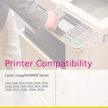 CS Compatible Toner Cartridge Replacement for Canon GPR-18 0384B003AA Black Canon 2016 2018 2020 2022 2025 2030 2018i 2020i 2022i 2025i 2030i 5 Pack