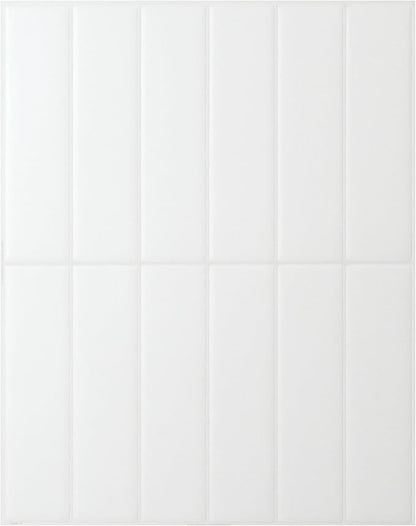 SMART TILES Peel and Stick Backsplash - 5 Sheets of 11.43" x 9" - 3D Adhesive Peel and Stick Tile Backsplash for Kitchen, Bathroom, Wall Tile