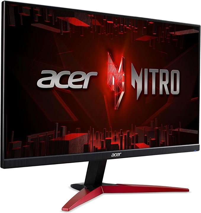 Acer Nitro 23.8" Full HD 1920 x 1080 PC Gaming IPS Monitor | AMD FreeSync Premium | 180Hz Refresh | Up to 0.5ms | HDR10 Support | 99% sRGB | 1 x Display Port 1.2 & 2 x HDMI 2.0 | KG241Y M3biip