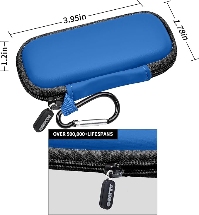 Heart Monitor Case Compatible with AliveCor Kardia Mobile ECG/for KardiaMobile 6L for Apple and Android Device - CASE ONLY (Dark Blue)