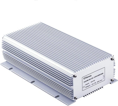 Cllena DC 24V Step Down to 12V 85A 1020W DC/DC Voltage Converter Regulator Waterproof Buck Transformer Power Supply