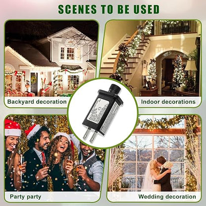 SIGANDG 30V 9W LED Transformer Replacement Class 2 Power Supply for Christmas String Light Inflatable Decorations LED Controller IP44 Waterproof Low Voltage