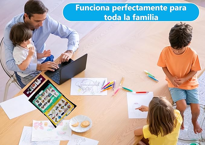 Visual Communication Book,162 ASD Photo Picture Cards: Autism Language Vocabulary, Speech Articulation Therapy, ADHD & Aprexia Learning (Spanish Laminate Real Photo Book, Small)