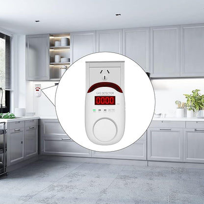 Gas Leak Detector for Home - Plug in Gas Detector for Home Natural Gas,Combustible Gas Detector for LNG, LPG, Propane, Methane.