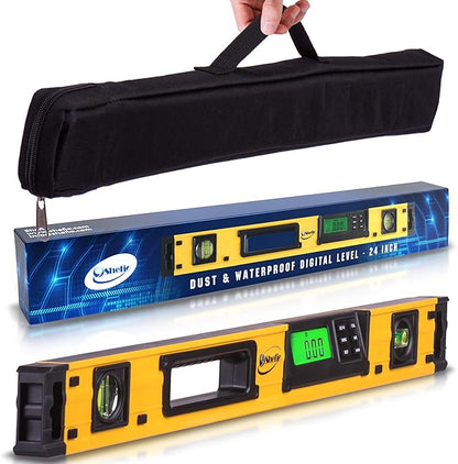 Smart Level 24 Inch Digital Level: Blending Accuracy And Practicality - Electronic Level Tool, Master Precision, With Batteries & Case