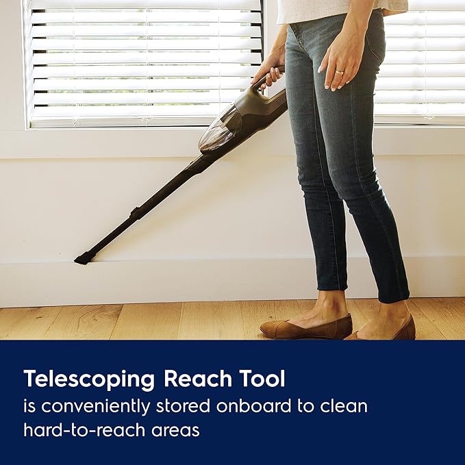 Electrolux WellQ7 Pet Cordless 2-in-1 Vacuum Cleaner with Motorized PetPro+ Nozzle for Easy Pet Hair Removal, 50-Minute Run Time, 2 Power Modes, Shale Gray