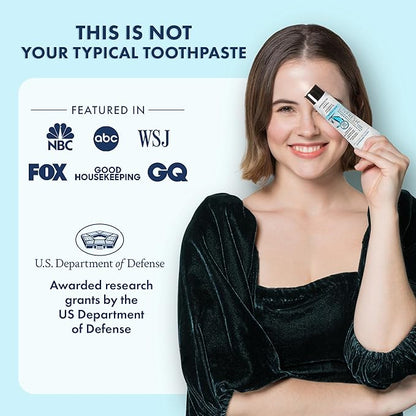 LIVFRESH Toothpaste Gel, Clinically Proven to Remove Plaque 250% Better, Improves Gum Health 190% Better, Reduces Tartar Buildup, Fights Bad Breath, Lasting Cooling Effect, SLS Free, Arctic Peppermint