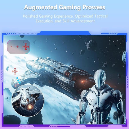 Z-Edge 24 inch 240Hz 165Hz Gaming Monitor, FHD 1080p, MPRT 1ms, IPS Monitor Gaming, 350nits, 16.7M Colors, 99% sRGB, UG24PJ Frameless Bezel, DP x1, HDMI x1(White)