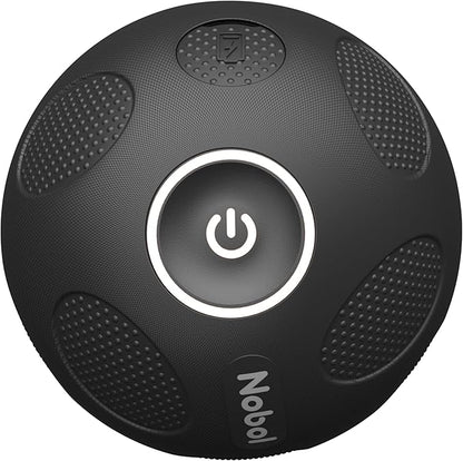 Nobol - MyoSphere Vibration Massage Ball for Deep Tissue Stimulation, Muscle Tension Relief and Stress Reduction | Your Portable Deep Tissue Therapist | Space Black | 1.5lb