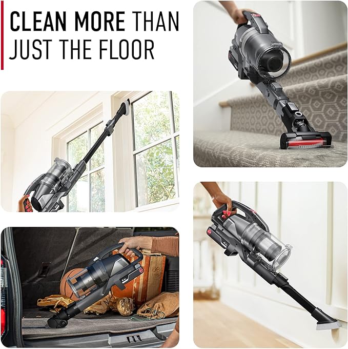 Hoover ONEPWR WindTunnel Emerge Complete Cordless Stick Vacuum Cleaner, Lightweight Stick Vac, Powerful and Quiet Cleaning, Self Standing, No Wall Mount Required, Cordless Vacuum Cleaners for Home Use