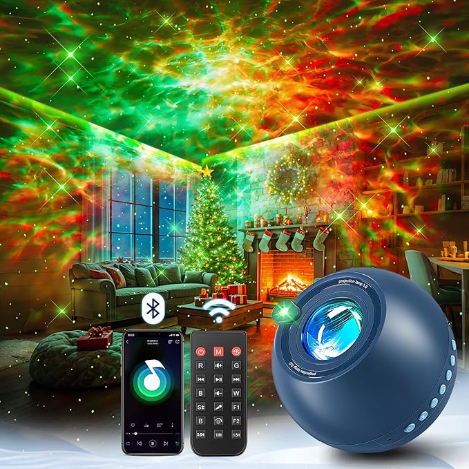 Galaxy Projector Teenage Boy Gifts for Teen Boys,15 Colors+15 White Noises Star Projector Night Light Kids Galaxy Light,Remote Bluetooth Bedroom Lights for Christmas Room Decor Gifts