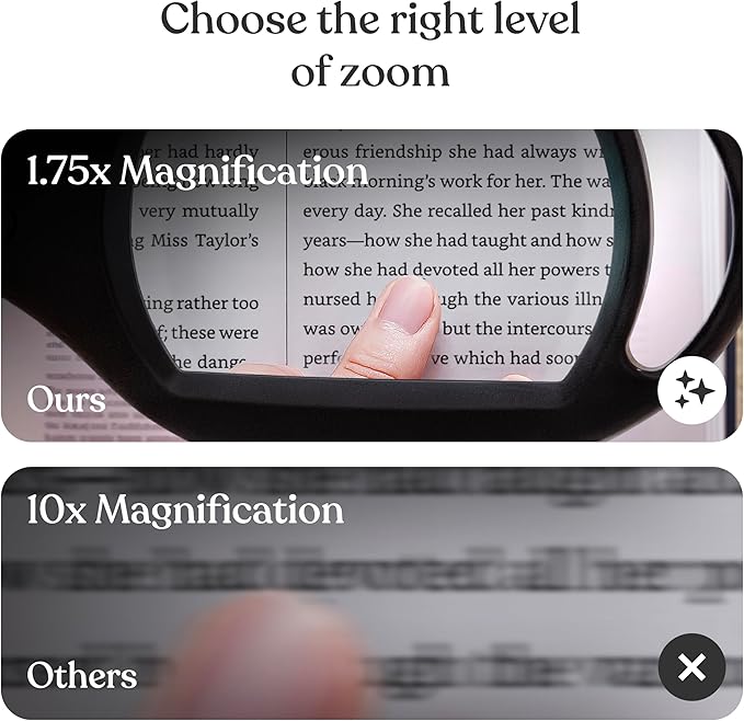 Brightech LightView Pro Magnifying Floor Lamp - Hands Free Magnifier with Bright LED Light for Reading - Work light With Flexible Gooseneck - Standing Mag Lamp