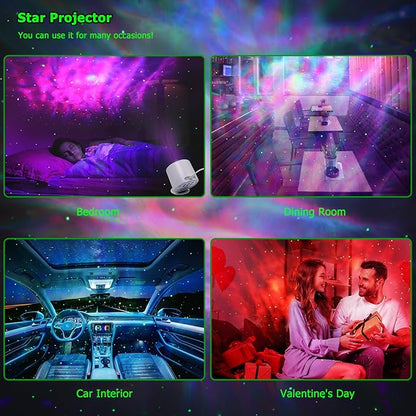 HERHOTER Galaxy Projector,Star Projector with Timer and Remote Control for Adults Bedroom Decoration, Party,Star Night Light