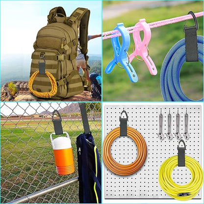 ZTSXLLIM Extension Cord Holder Organizer(4 Pack L), Extension Cord Hanger for Garage Organization and Storage, 16-Inch Heavy Duty Storage Straps, Garage Gadgets for Men