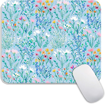 Armanza Square Mouse Pad Plants,Personalized Premium-Textured Custom Mouse Mat Design,Washable Mousepad Lycra Cloth,Non-Slip Rubber Base Computer Mouse Pads for Wireless Mouse