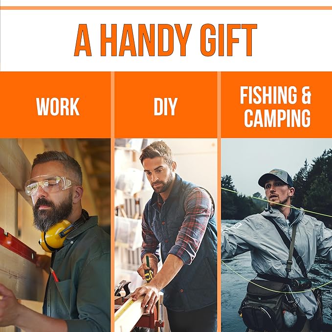 RAK Pro Tools Pliers Multitool - Cool Unique Gifts For Dads Who Have Everything - Compact DIY Survival Multi Tool Gift for Men, Husband, Handyman - Backpacking & Camping Accessories