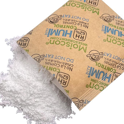 Wisesorb 960 Pack 62% Size 8 Two-Way Humidity Control Packs, 8 Gram for Storing 1 oz, Moisture Control Packets Individually Wrapped