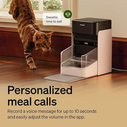 PETLIBRO RFID Automatic Cat Feeder, Collar Sensor-Activated Personalized Meals, Cats Recognition & Diet Tracking for Multi-Pet Homes and Different Diets, 5G&2.4G Wi-Fi Programmable Cat Food Dispenser