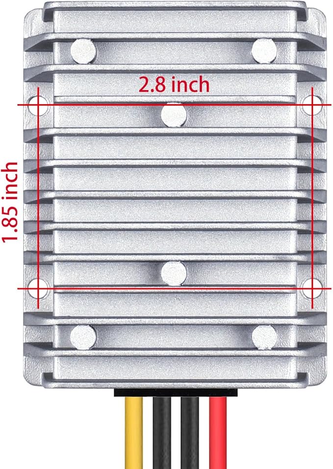 Cllena Waterproof DC/DC 12V Step Up to 24V Boost Converter 20A 480W Voltage Regulator Power Adapter