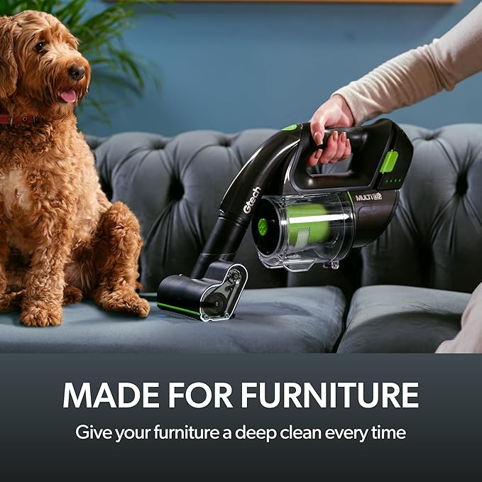 Gtech AirRam 2 K9 and Multi MK2 K9 Cordless Vacuum Cleaner Bundle - Includes The AirRam Upright and The MK2 Portable Handheld - Rechargeable 22V Lithium Ion Battery - Perfect for Stubborn Pet Hair