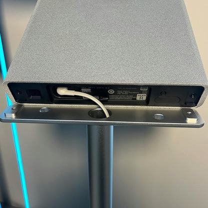 ZGOUO Floor Speaker Stand is Suitable for Sony HT- A9M2 Surround Sound System,The Bracket is Made of Aluminum Alloy Material and can Hide The Power Cord (Custom Pair)