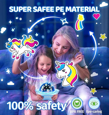 Onefire Star Projector Light Up Toys, Glow In The Dark Stars for Ceiling Projection Kids Toys,Dimmable Night Light Projector for Kids Room,Remote Dinosaur Toys for Boys,Dinosaur Gifts for Toddler Toys