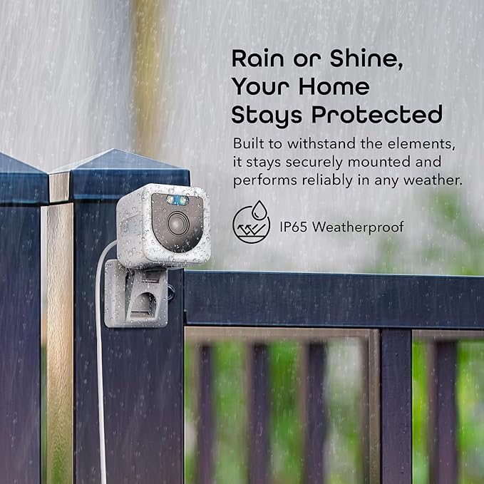 Geeni Mini 1080P Indoor/Outdoor Security Camera 2-Pack, Smart WiFi Cameras with Motion & Sound Detection, Night Vision, 2-Way Audio, Cloud & MicroSD Card Storage, Compatible with Alexa & Google