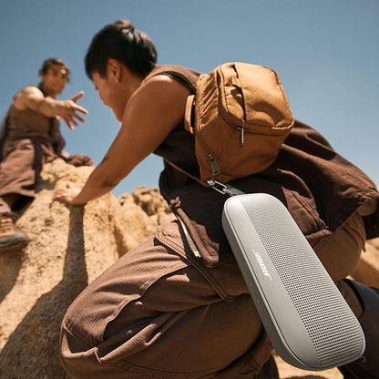 Bose SoundLink Flex Bluetooth Speaker (2nd Gen) - Portable Outdoor Speaker with Hi-Fi Audio, Waterproof and Dustproof, USB-C, Up to 12 Hours Battery Life, Sandstone