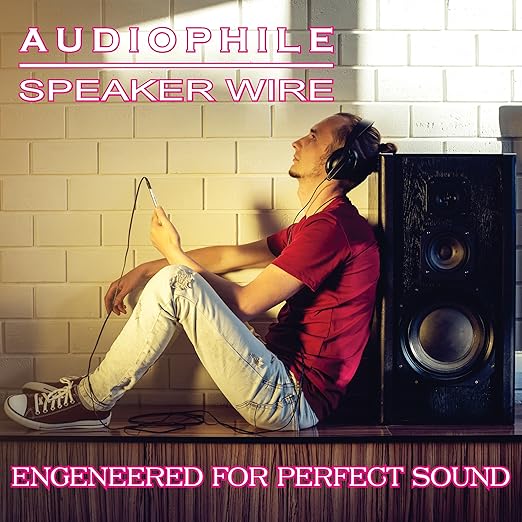 NATIONAL Wire&Cable - 16/2 Audiophile Speaker Wire (200 Feet) 16AWG Gauge - Made in USA - in Wall Audio Speaker Wire Cable/CL Rated/ETL Listed / 2 Conductors - OFC Oxygen-Free Copper, White 200ft