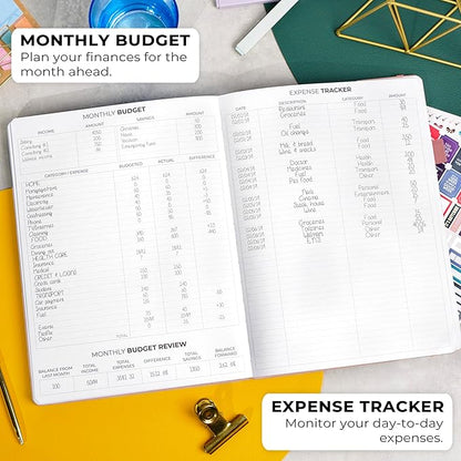 Clever Fox Planner Pro Premium – Luxurious Weekly & Monthly Planner with Budget Organizer for Productivity & Goals, Undated, A4 (Rose Gold)