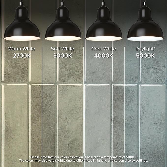 SMART TILES Peel and Stick Backsplash - 5 Sheets of 11.43" x 9" - 3D Adhesive Peel and Stick Tile Backsplash for Kitchen, Bathroom, Wall Tile